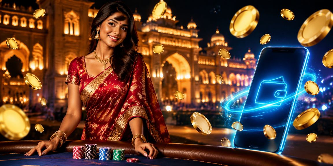 Teen Patti online gamers playing in Lucknow with cricket background