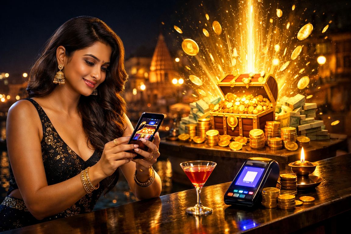 User making a mobile payment via UPI on 5130 in India